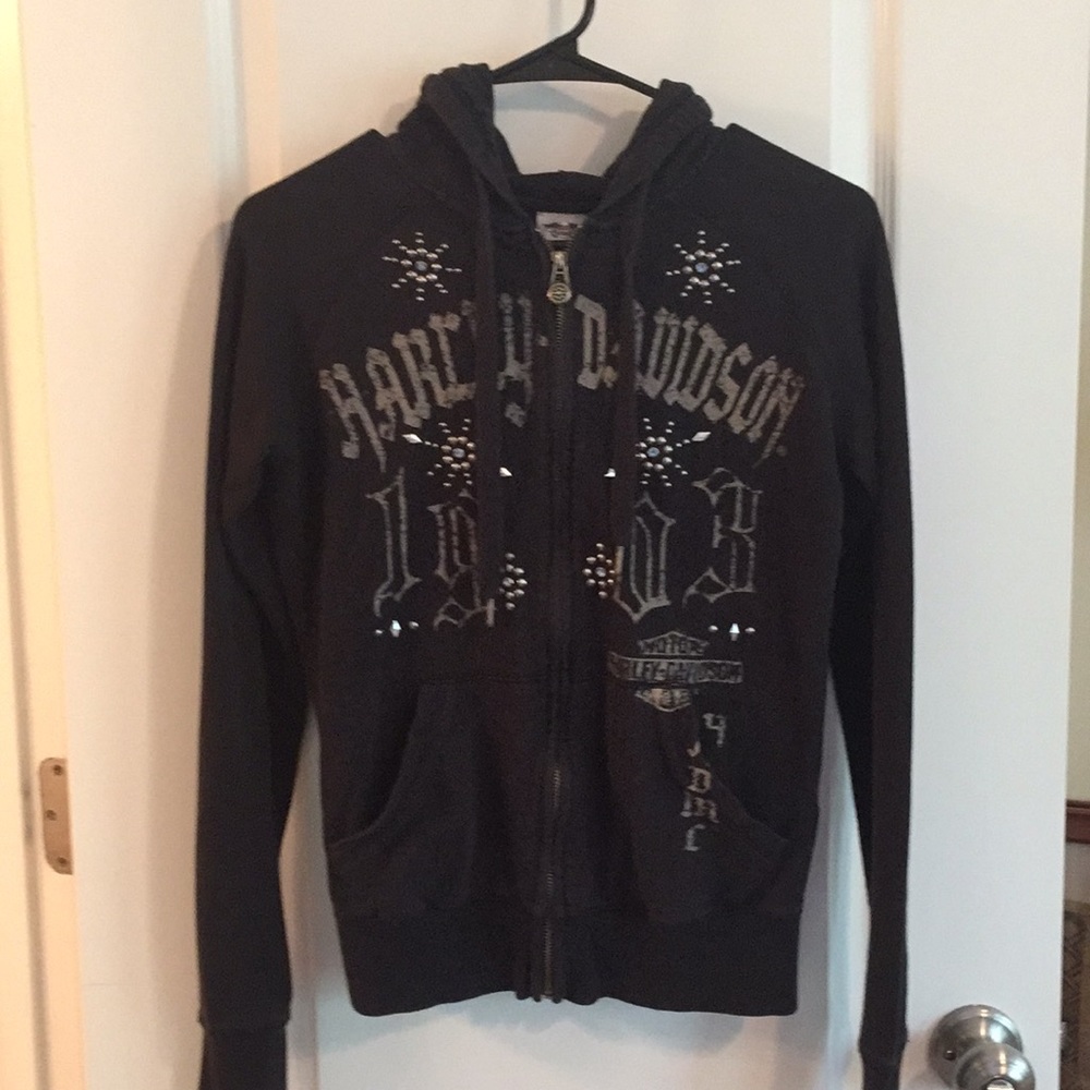 Harley Davidson zip-up hoodie